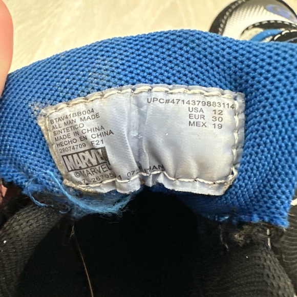 MARVEL Avengers Toddler Boys Shoes, Light Up Size  12 Iron Man Captain America - Picture 5 of 8